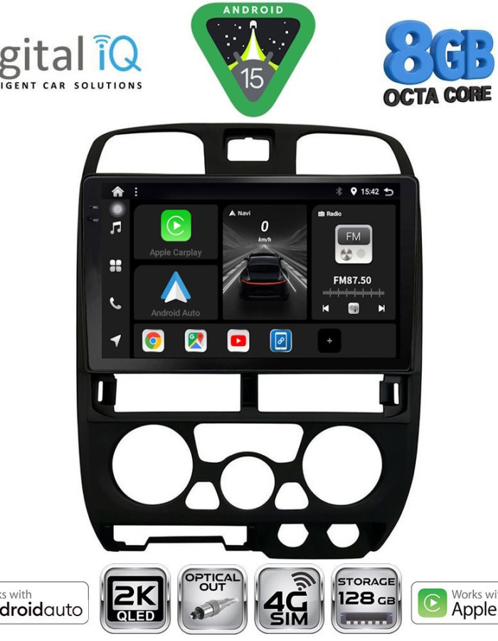 DIGITAL IQ BXK 20253BL_CPAA (9inc) MULTIMEDIA TABLET for ISUZU D-MAX mod. 2002-2008 (BLACK)