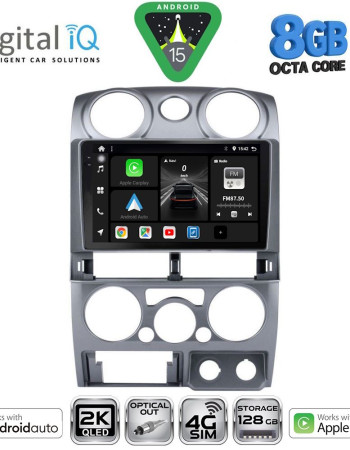 DIGITAL IQ BXK 20254SL_CPAA (9inc) MULTIMEDIA TABLET for ISUZU D-MAX mod. 2008-2012 (SILVER)