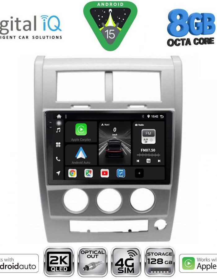DIGITAL IQ BXK 20270_CPAA (10inc) MULTIMEDIA TABLET for JEEP CHEROKEE – LIBERTY mod. 2007-2014