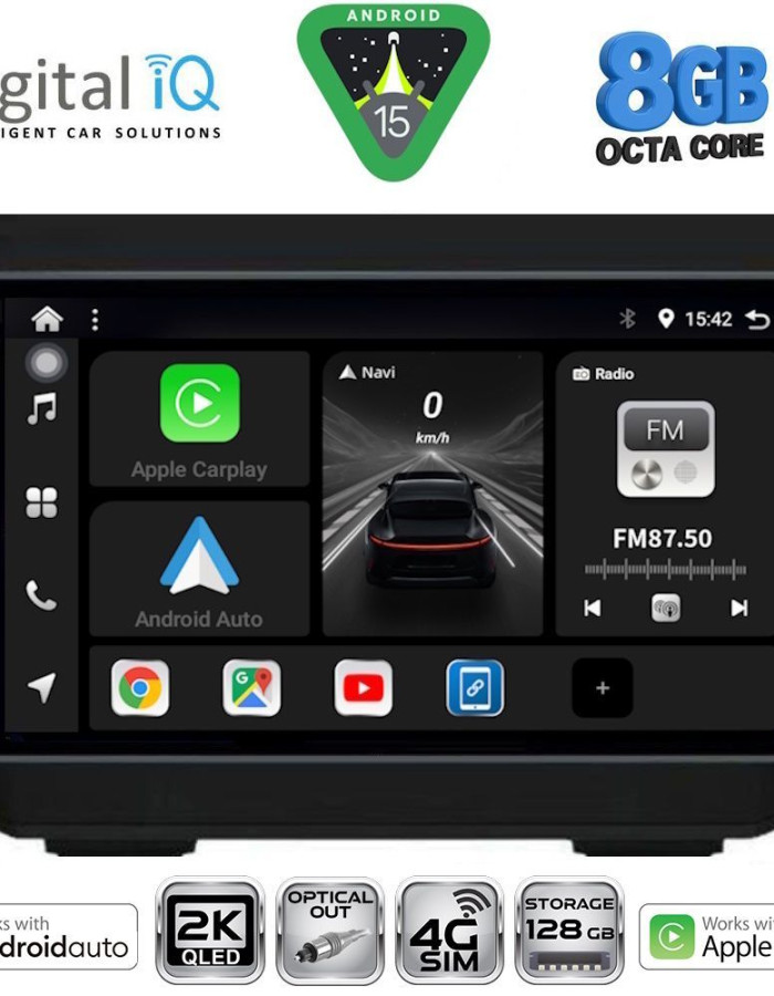 DIGITAL IQ BXK 20272_CPAA (10inc) MULTIMEDIA TABLET for JEEP mod. 2007-2014 - DODGE mod. 2007-2014