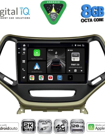 DIGITAL IQ BXK 20273_CPAA (10inc) MULTIMEDIA TABLET for JEEP CHEROKEE mod. 2014-2026