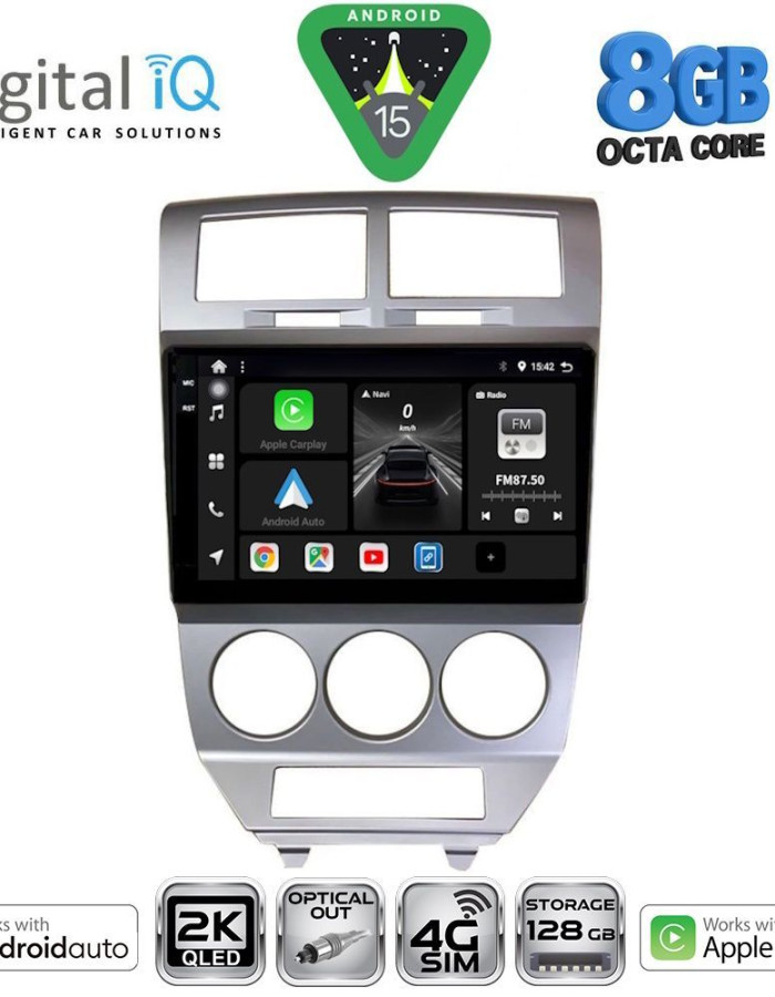 DIGITAL IQ BXK 20275_CPAA (10inc) MULTIMEDIA TABLET for DODGE CALIBER mod. 2006-2012