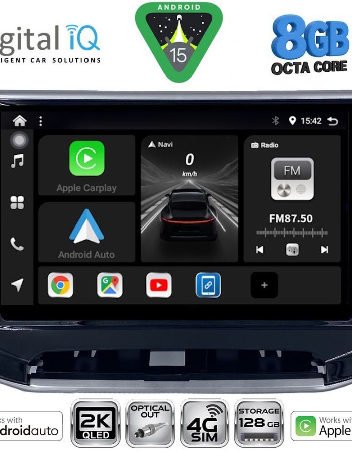 DIGITAL IQ BXK 20279_CPAA (10inc) MULTIMEDIA TABLET for JEEP COMPASS mod. 2022-2026