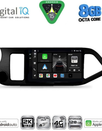 DIGITAL IQ BXK 20308_CPAA (9inc) MULTIMEDIA TABLET for KIA PICANTO mod. 2011-2017