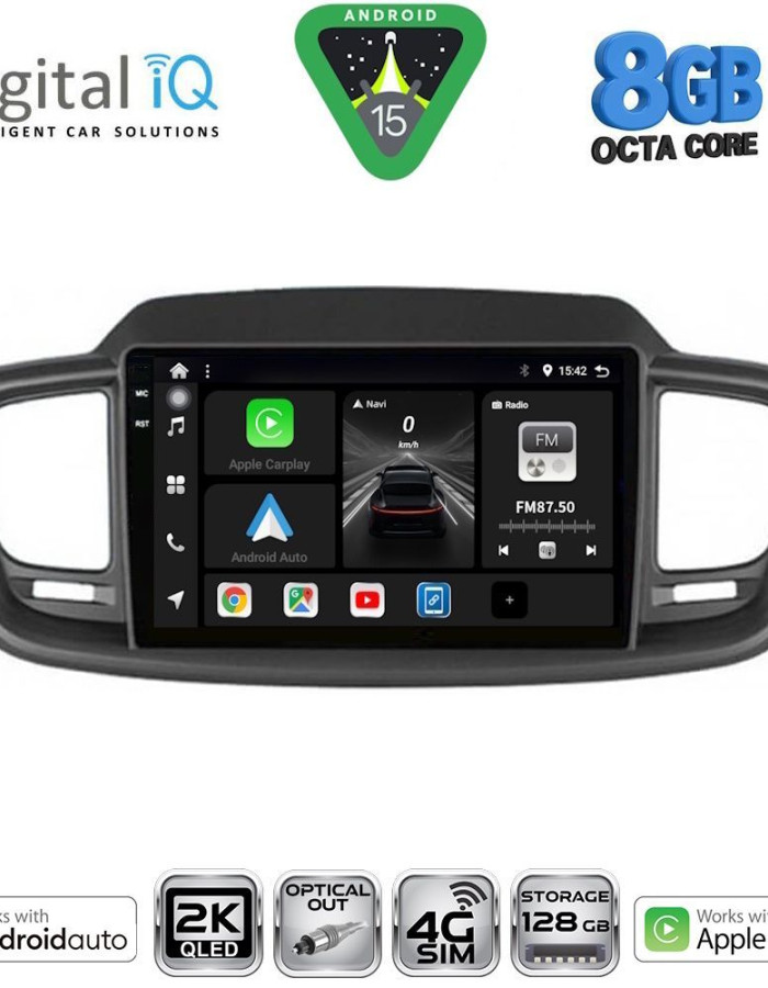 DIGITAL IQ BXK 20319_CPAA (10inc) MULTIMEDIA TABLET for KIA SORENTO mod. 2014-2020
