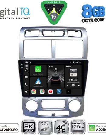 DIGITAL IQ BXK 20324SL_CPAA (CLIMA) (9inc) MULTIMEDIA TABLET for KIA SPORTAGE mod. 2004-2010