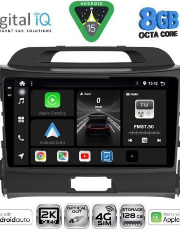 DIGITAL IQ BXK 20325_CPAA (9inc) MULTIMEDIA TABLET for KIA SPORTAGE mod. 2010-2015