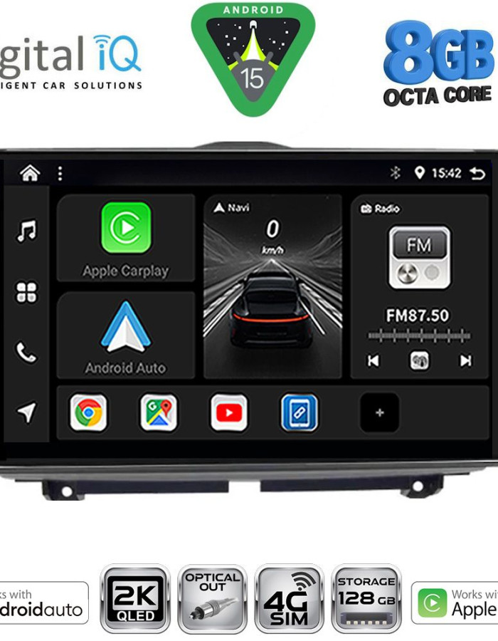 DIGITAL IQ BXK 20338_CPAA (9inc) MULTIMEDIA TABLET for LADA GRANTA mod. 2012-2026