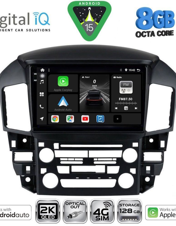 DIGITAL IQ BXK 20344_CPAA (9inc) MULTIMEDIA TABLET for LEXUS RX 300 mod. 1998-2003