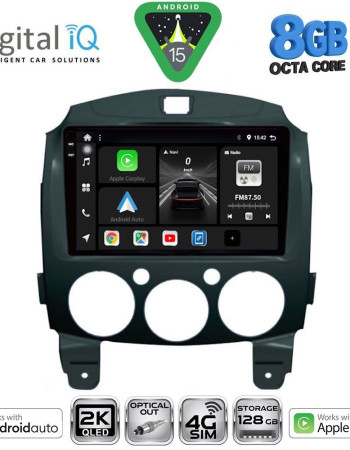 DIGITAL IQ BXK 20361_CPAA (9inc) MULTIMEDIA TABLET for MAZDA 2  mod. 2007-2014