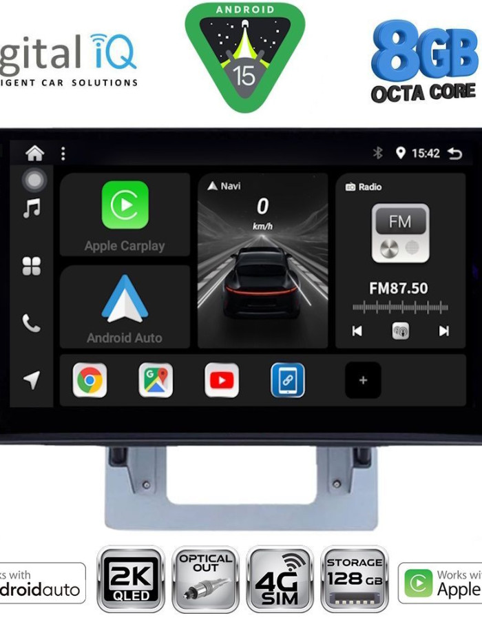 DIGITAL IQ BXK 20364_CPAA DASH (9inc) MULTIMEDIA TABLET for MAZDA BT50 mod. 2012-2019