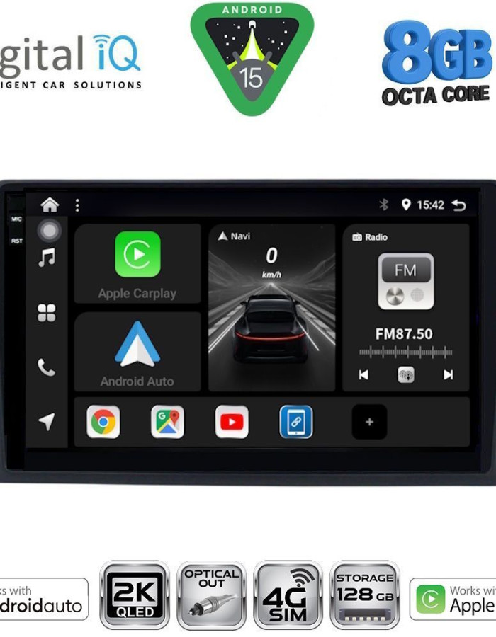 DIGITAL IQ BXK 20365_CPAA (9inc) MULTIMEDIA TABLET for MAZDA 3 mod. 2003-2008