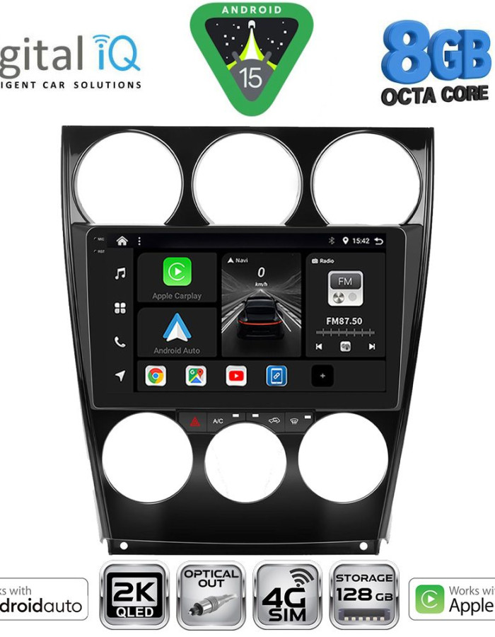 DIGITAL IQ BXK 20375_CPAA (9inc) MULTIMEDIA TABLET for MAZDA 6 (FACELIFT) mod. 2005-2008