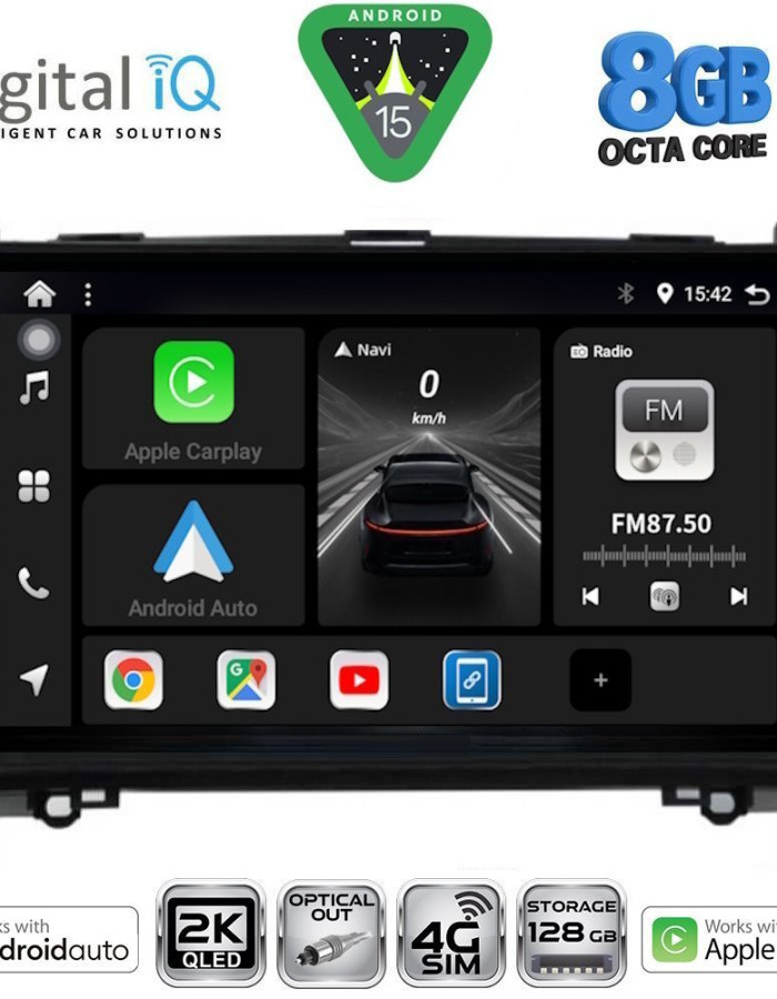 DIGITAL IQ BXK 20400_CPAA (9inc) MULTIMEDIA TABLET for MERCEDES A – B -SPRINTER – VITO mod. 2007-2020