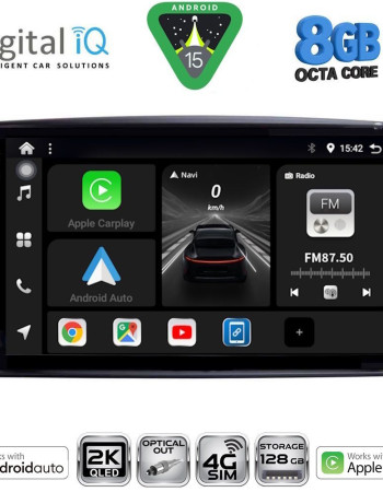 DIGITAL IQ BXK 20401_CPAA (9inc) MULTIMEDIA TABLET for MERCEDES CLK (W209) mod. 2000-2004