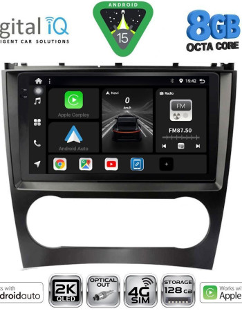 DIGITAL IQ BXK 20404_CPAA (9inc) MULTIMEDIA TABLET for MERCEDES C – CLK (W203-209) mod. 2004-2008