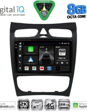 DIGITAL IQ BXK 20406_CPAA (9inc) MULTIMEDIA TABLET for MERCEDES CLK (W209) mod. 2000-2004