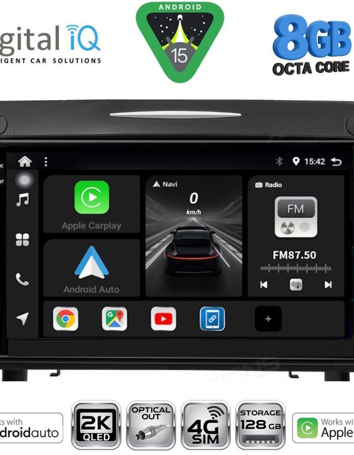 DIGITAL IQ BXK 20419_CPAA (9inc) MULTIMEDIA TABLET for MERCEDES SLK R171 mod. 2004-2010