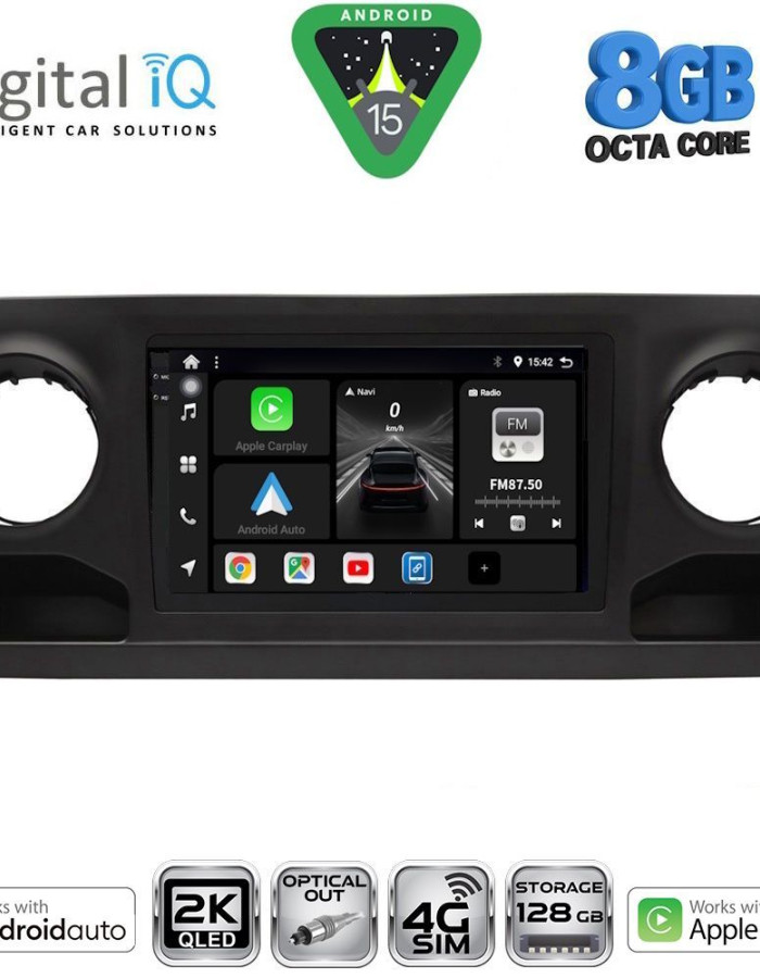 DIGITAL IQ BXK 20424_CPAA (10inc) MULTIMEDIA TABLET for MERCEDES SPRINTER mod. 2018-2026