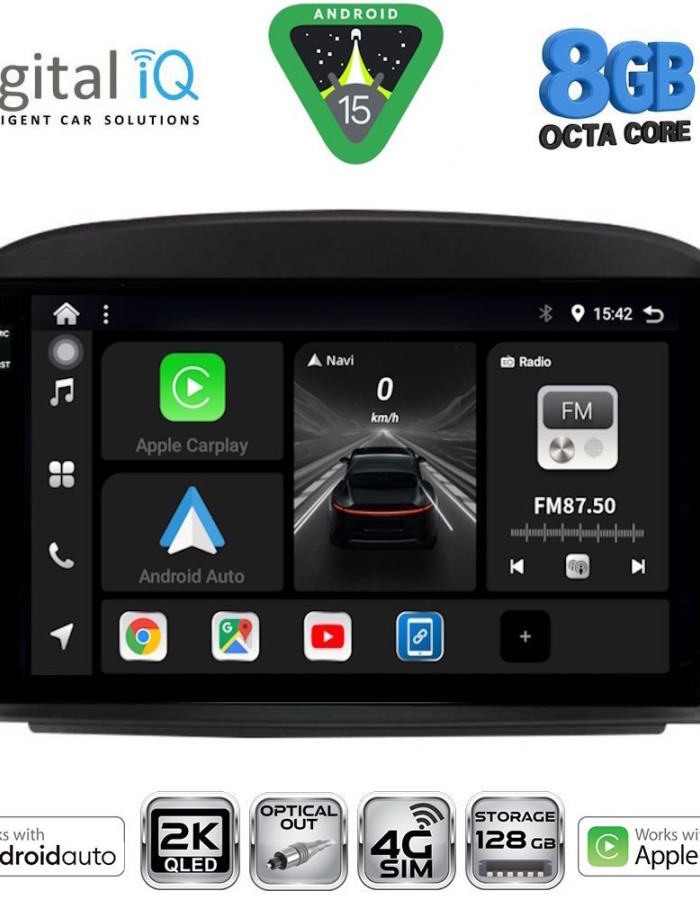 DIGITAL IQ BXK 20427_CPAA (9inc) MULTIMEDIA TABLET for MERCEDES SL (R230) FACELIFT mod. 2006-2012