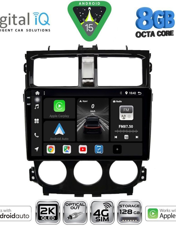 DIGITAL IQ BXK 20435_CPAA (9inc) MULTIMEDIA TABLET for MITSUBISHI COLT mod. 2013-2023