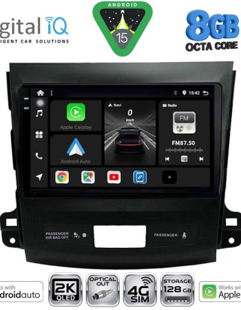 DIGITAL IQ BXK 20442_CPAA (9inc) MULTIMEDIA TABLET for CITROEN C-CROSSER | MITSUBISHI OUTLANDER | PEUGEOT 4007  mod. 2006-2012
