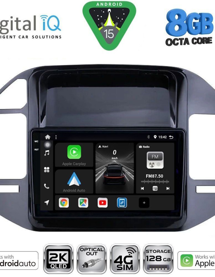 DIGITAL IQ BXK 20444_CPAA (9inc) MULTIMEDIA TABLET for MITSUBISHI PAJERO mod. 1999-2006