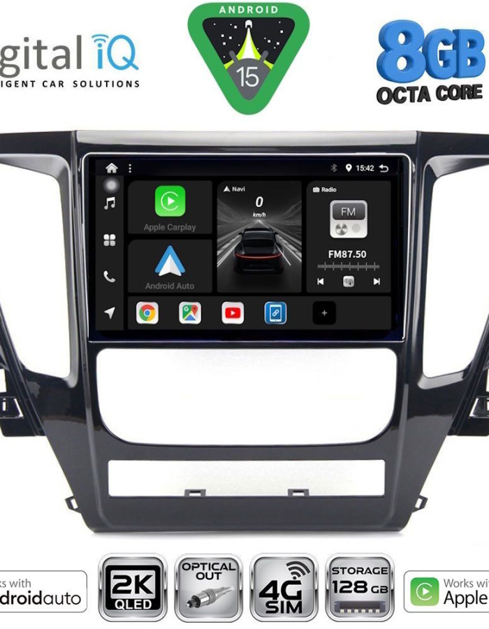 DIGITAL IQ BXK 20447A_CPAA (9inc) MULTIMEDIA TABLET for MITSUBISHI PAJERO mod. 2013-2020
