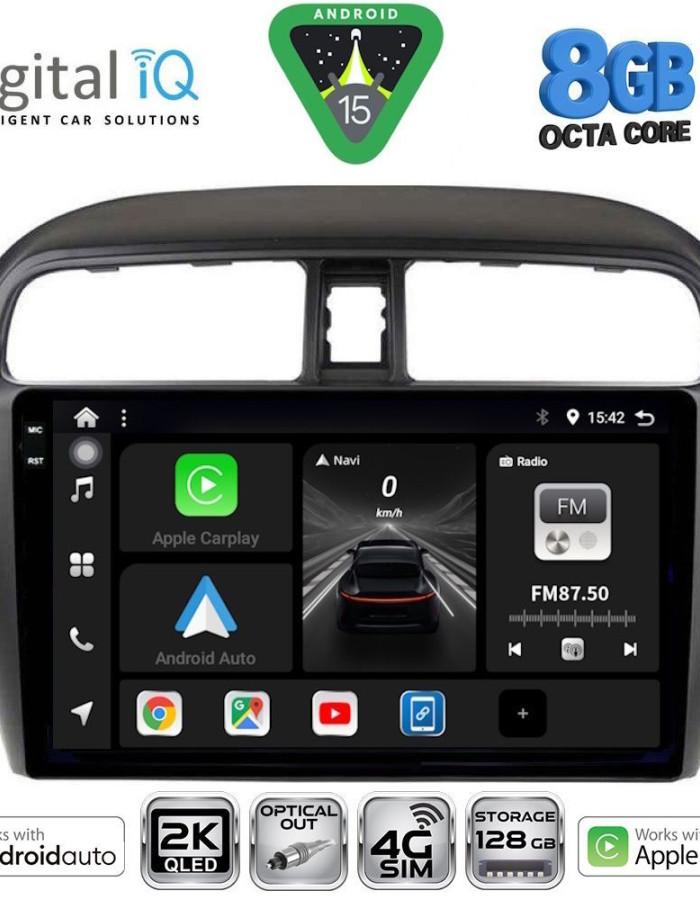 DIGITAL IQ BXK 20448_CPAA (9inc) MULTIMEDIA TABLET for MITSUBISHI SPACESTAR mod. 2013-2020