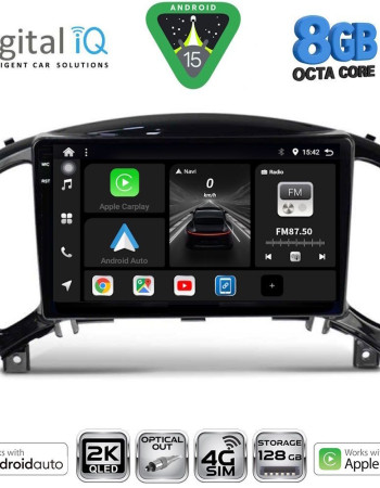 DIGITAL IQ BXK 20452_CPAA (9inc) MULTIMEDIA TABLET for NISSAN JUKE mod. 2009-2020