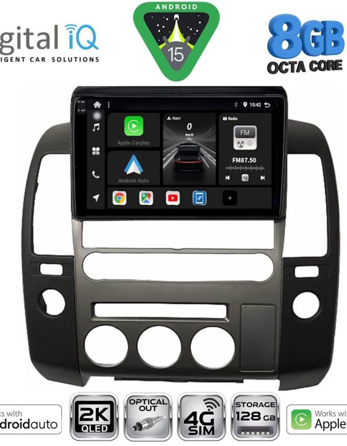 DIGITAL IQ BXK 20454_CPAA (ORIG.NAVI) (9inc) MULTIMEDIA TABLET for NISSAN NAVARA D40 mod. 2006-2011 με Original Navi