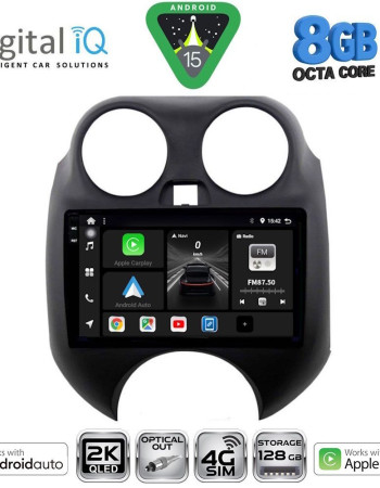 DIGITAL IQ BXK 20459_CPAA (9inc) MULTIMEDIA TABLET for NISSAN MICRA mod. 2010-2014