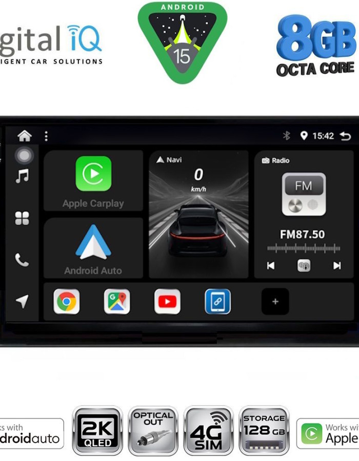 DIGITAL IQ BXK 20460_CPAA (9inc) MULTIMEDIA TABLET for NISSAN MICRA mod. 2017-2025
