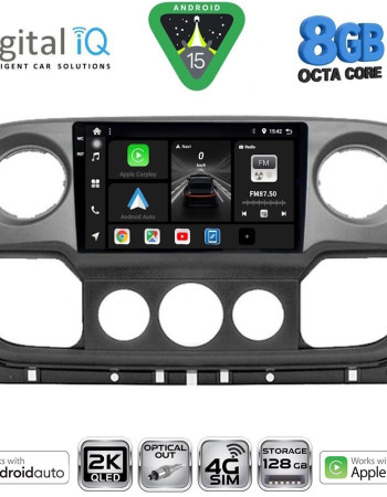 DIGITAL IQ BXK 20463_CPAA (10inc) MULTIMEDIA TABLET for NISSAN NV400 - OPEL MOVANO - RENAULT MASTER mod. 2010-2020
