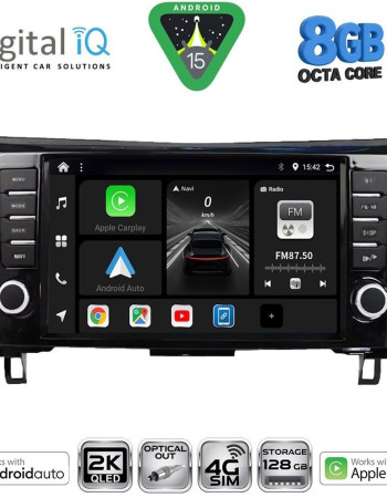 DIGITAL IQ BXK 20467_CPAA (9inc) MULTIMEDIA TABLET for NISSAN QASHQAI - XTRAIL mod. 2014-2021
