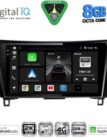 DIGITAL IQ BXK 20468_CPAA (10inc) MULTIMEDIA TABLET for NISSAN QASHQAI - XTRAIL mod. 2014-2021