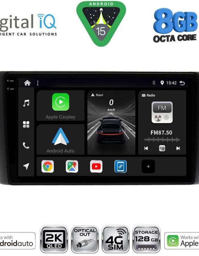 DIGITAL IQ BXK 20472_CPAA (9inc) MULTIMEDIA TABLET for NISSAN LEAF mod. 2009-2017