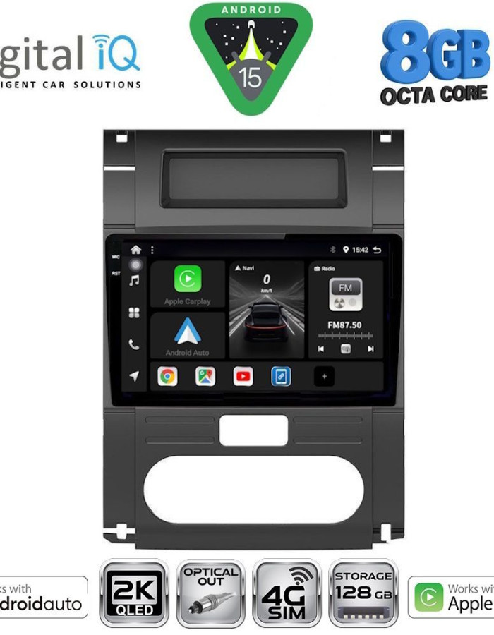 DIGITAL IQ BXK 20477_CPAA (10inc) MULTIMEDIA TABLET for NISSAN XTRAIL mod. 2007-2013