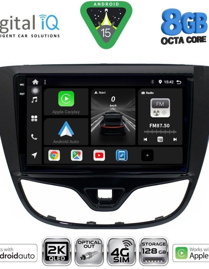 DIGITAL IQ BXK 20489_CPAA (10inc) MULTIMEDIA TABLET for OPEL KARL mod. 2014-2019