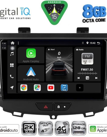 DIGITAL IQ BXK 20490_CPAA (9inc) MULTIMEDIA TABLET for OPEL CROSSLAND – GRANDLAND mod. 2017-2025