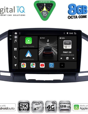 DIGITAL IQ BXK 20491BL_CPAA (9inc) MULTIMEDIA TABLET for OPEL INSIGNIA  mod.2008-2013 (BLACK)