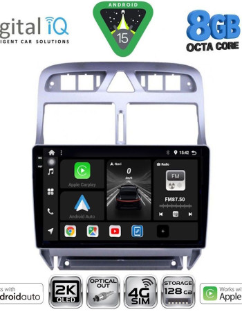 DIGITAL IQ BXK 20512_CPAA (9inc) MULTIMEDIA TABLET for PEUGEOT 307 mod. 2001-2008