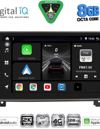 DIGITAL IQ BXK 20517_CPAA (9inc) MULTIMEDIA TABLET for PEUGEOT 407 mod. 2004-2011