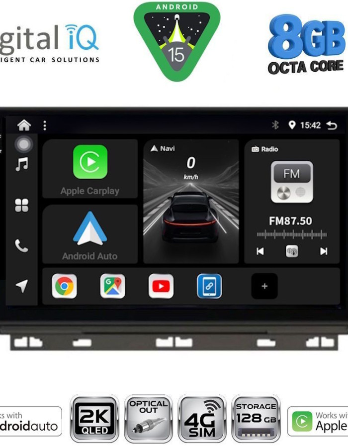 DIGITAL IQ BXK 20546_CPAA (9inc) MULTIMEDIA TABLET for RENAULT CLIO - CAPTUR mod. 2019-2026