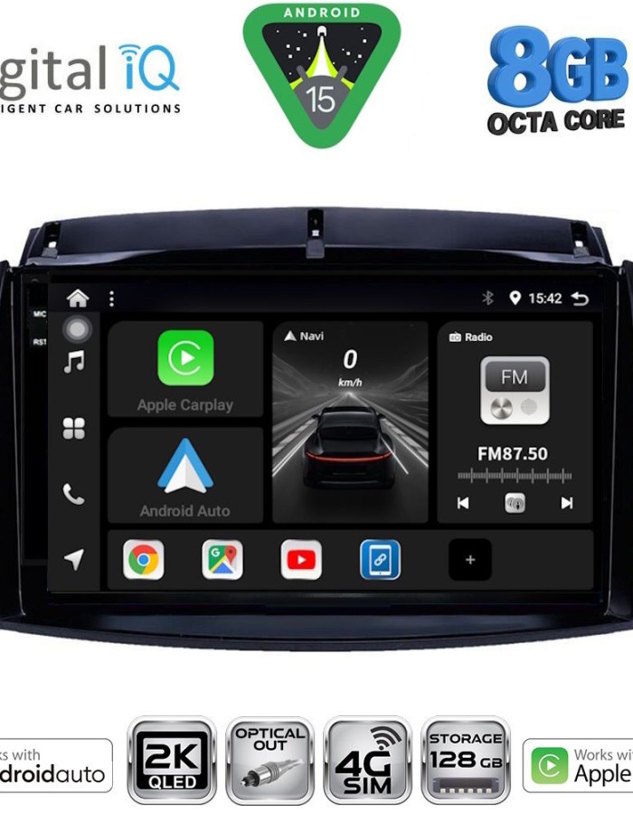 DIGITAL IQ BXK 20551_CPAA (9inc) MULTIMEDIA TABLET for RENAULT KOLEOS mod. 2006-2016