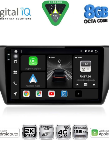 DIGITAL IQ BXK 20582_CPAA (9inc) MULTIMEDIA TABLET for SKODA FABIA mod. 2015-2022