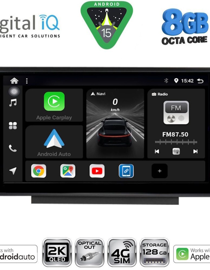 DIGITAL IQ BXK 20594_CPAA (9inc) MULTIMEDIA TABLET for SKODA OCTAVIA 5 mod. 2005-2012