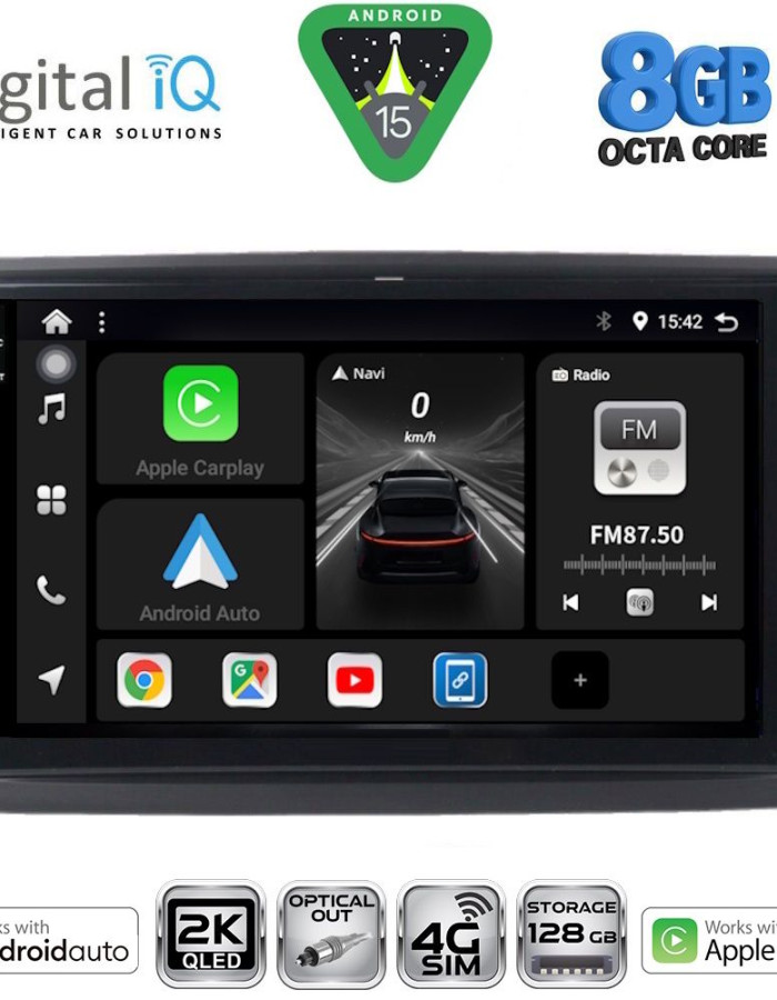 DIGITAL IQ BXK 20604B_CPAA (10inc) MULTIMEDIA TABLET for SKODA SUPERB mod. 2008-2015