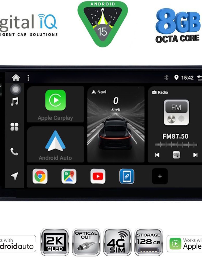 DIGITAL IQ BXK 20650_CPAA (9inc) MULTIMEDIA TABLET for SSANGYONG ACTYON - KYRON mod. 2006-2015
