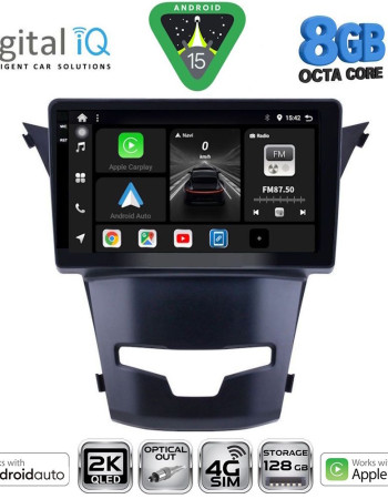 DIGITAL IQ BXK 20653_CPAA (9inc) MULTIMEDIA TABLET for SSANGYONG KORANDO mod. 2014-2019